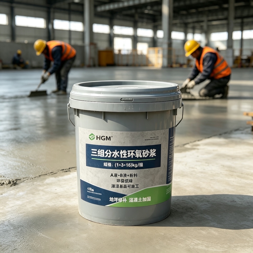 洪湖三组份水性环氧砂浆